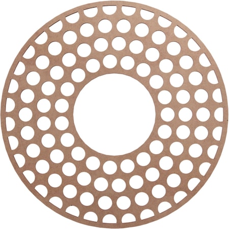 Ekena Millwork Fink Wood Fretwork Pierced Ceiling Medallion, Wood (Paint Grade), 18"OD x 6 1/2"ID x 3/8"T CMWP18X18X0375FFMF